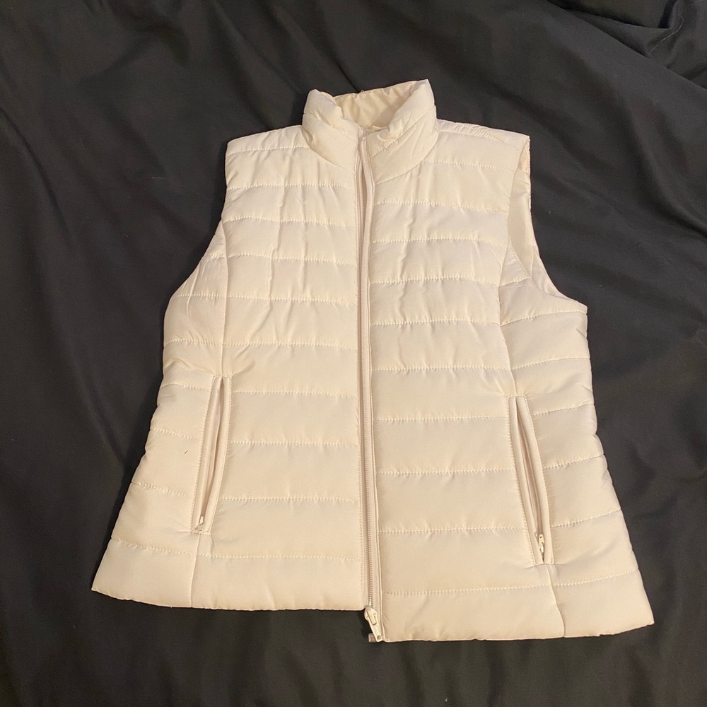 White Puffer Vest